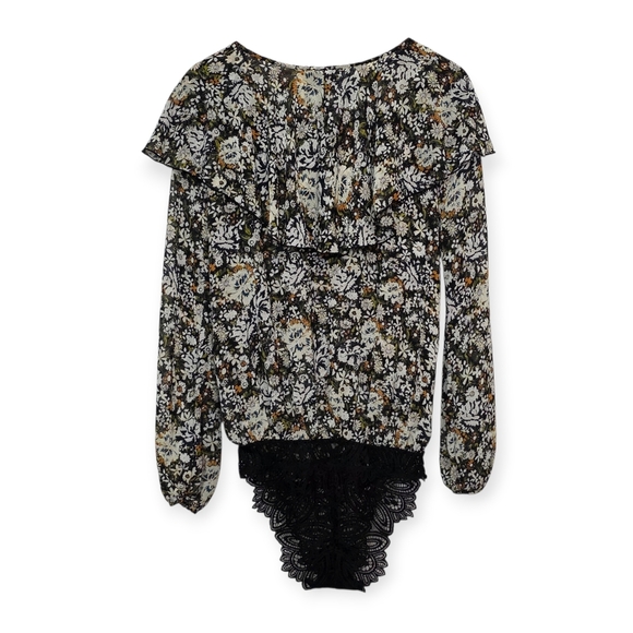 Free People Intimately Floral Lace Womens Body Suit XS - Picture 9 of 13